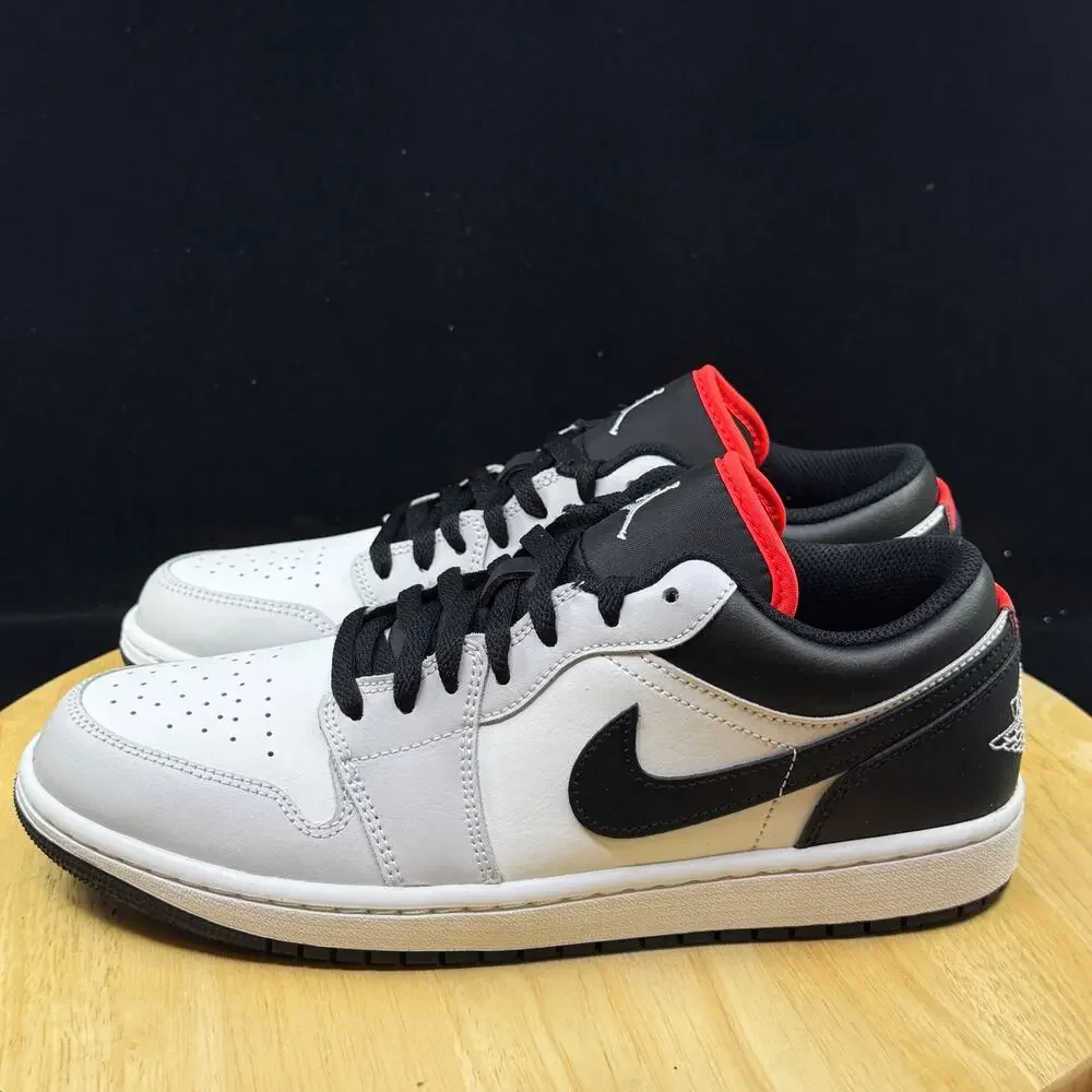 Nike Air Jordan 1 Low Neutral Grey Black (553558 045) Men's Size 10